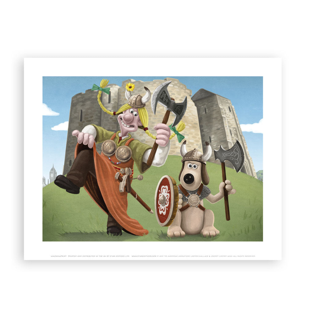 WAGR016: Wallace and Gromit as Vikings at York Castle