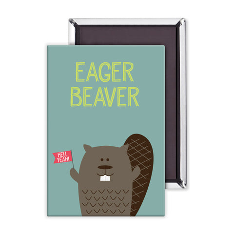 Eager Beaver Packaged Magnet