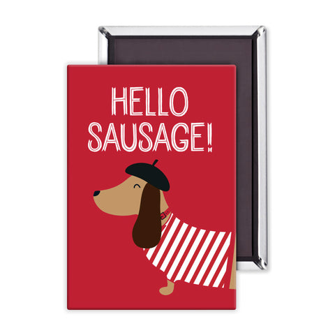 Hello Sausage! Packaged Magnet