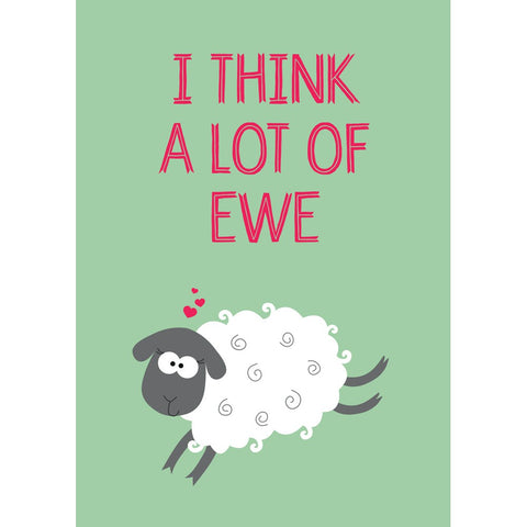 I Think a lot of Ewe Packaged Magnet