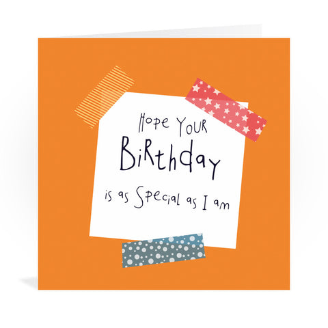 Happy Birthday Greeting Card Greeting Card 6x6