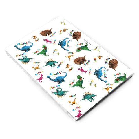 Dinosaur Roar AOP A5 Notepad