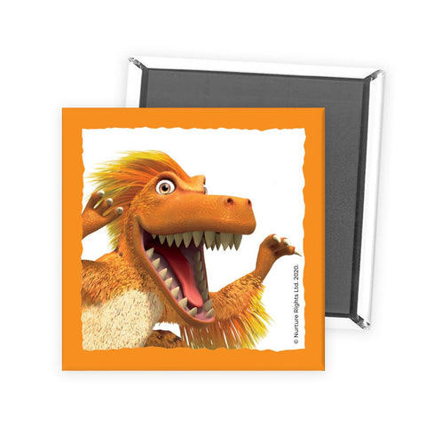 Dinosaur Boo Headshot Square Magnet