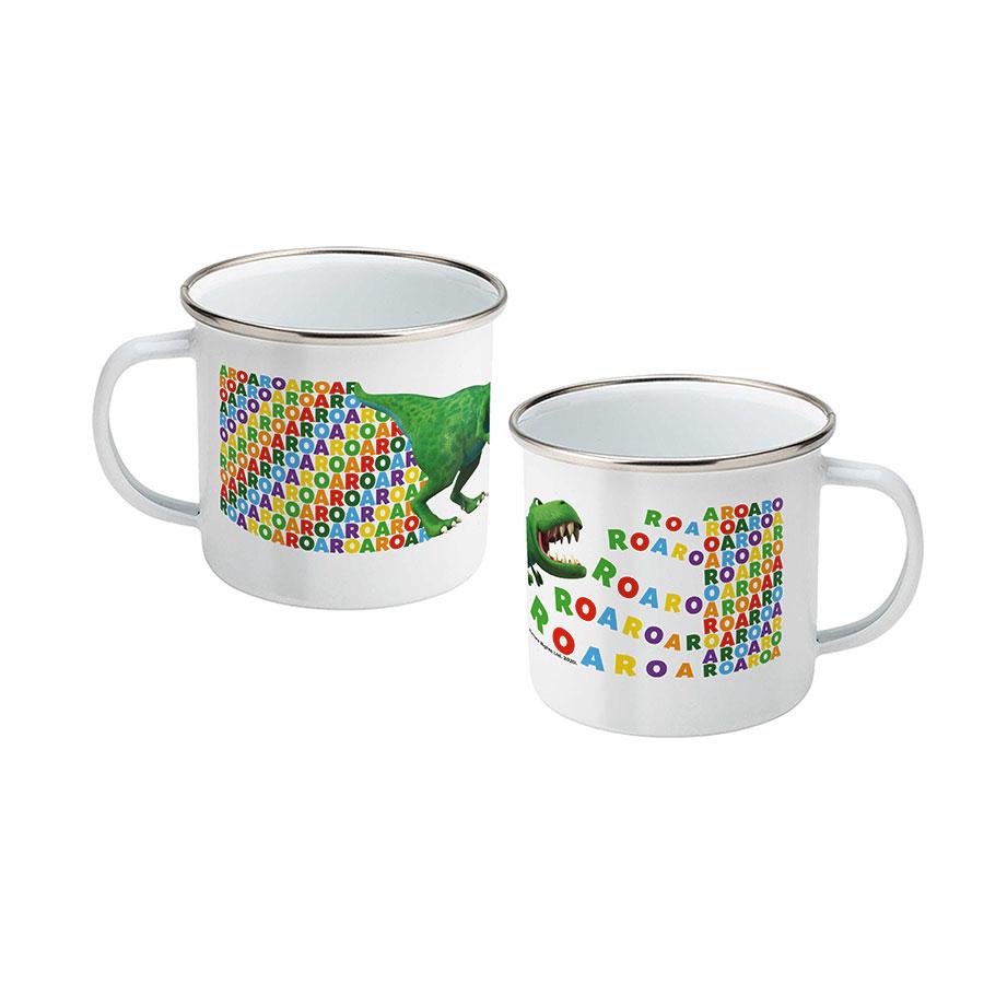 Dinosaur Roar Letters Enamel Mug