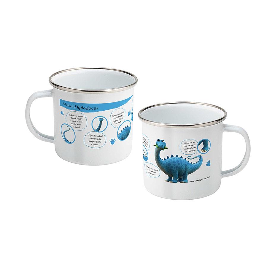 Dinosaur Roar All About Diplodocus Enamel Mug