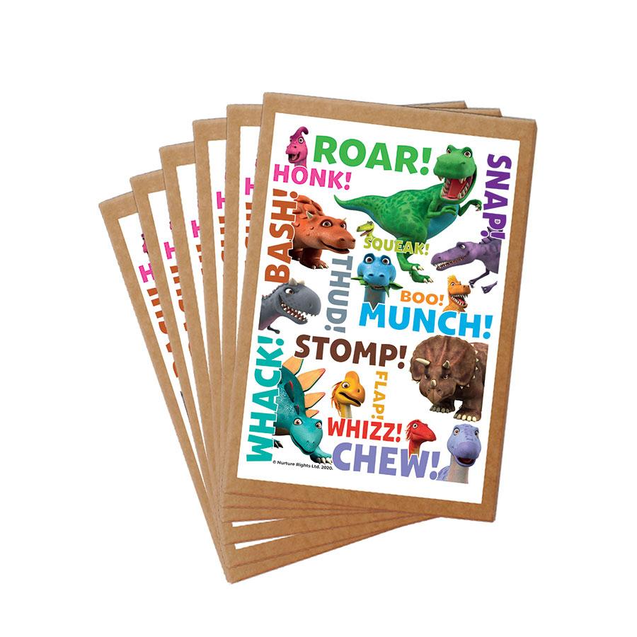 Dinosaur Roar Names Postcard Pack