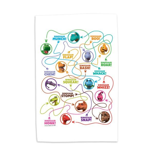 Dinosaur Roar Puzzle Tea Towel