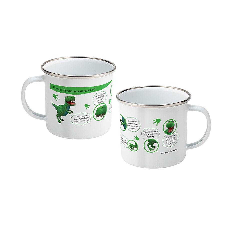 Dinosaur Roar All About Tyrannosaurus rex Enamel Mug