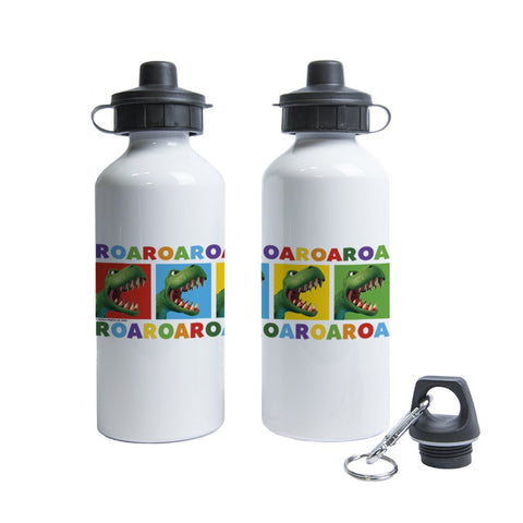 Dinosaur Roar Squares Water Bottle