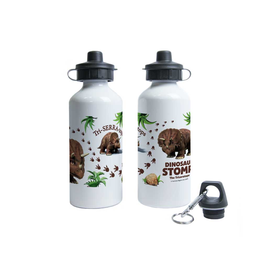 Dinosaur Stomp The Triceratops Water Bottle