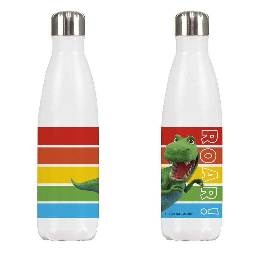 Dinosaur Roar Stripes Premium Water Bottle