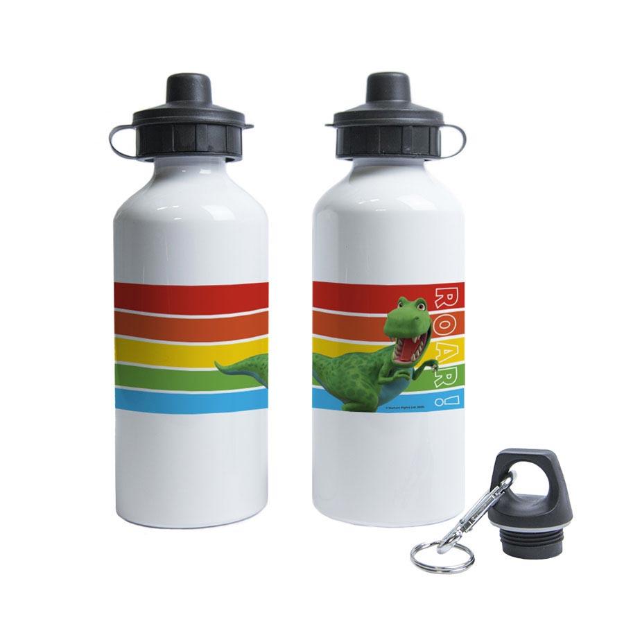 Dinosaur Roar Stripes Water Bottle