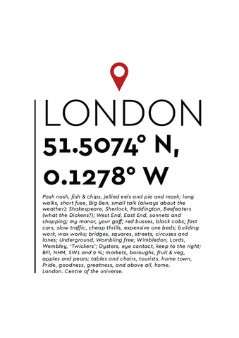 YAH001 You Are Here - London