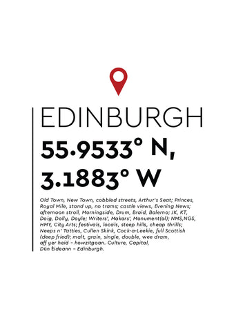 YAH003 You Are Here - Edinburgh