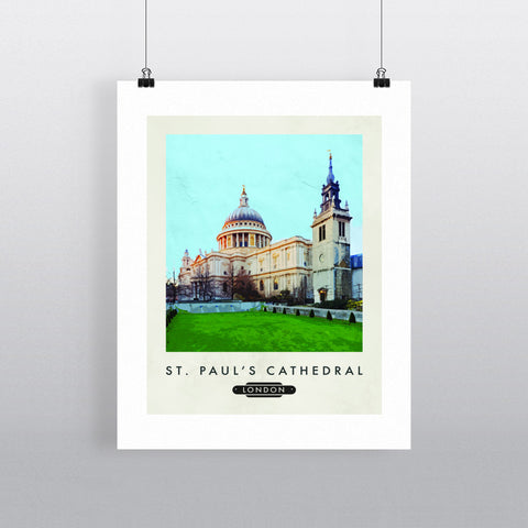 St.Pauls Cathedral, London 11x14 Print
