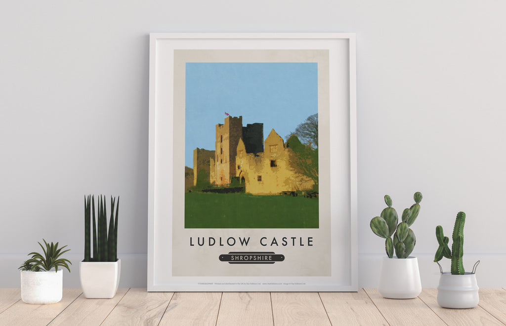 Ludlow Castle, Shropshire - 11X14inch Premium Art Print