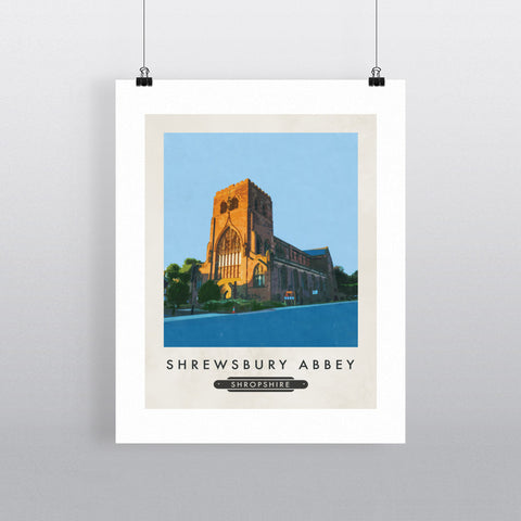 Shrewsbury Abbey, Shropshire 11x14 Print