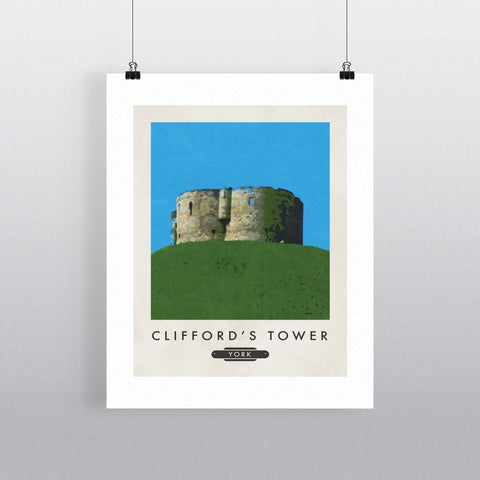 Cliffords Tower, Yorkshire 11x14 Print
