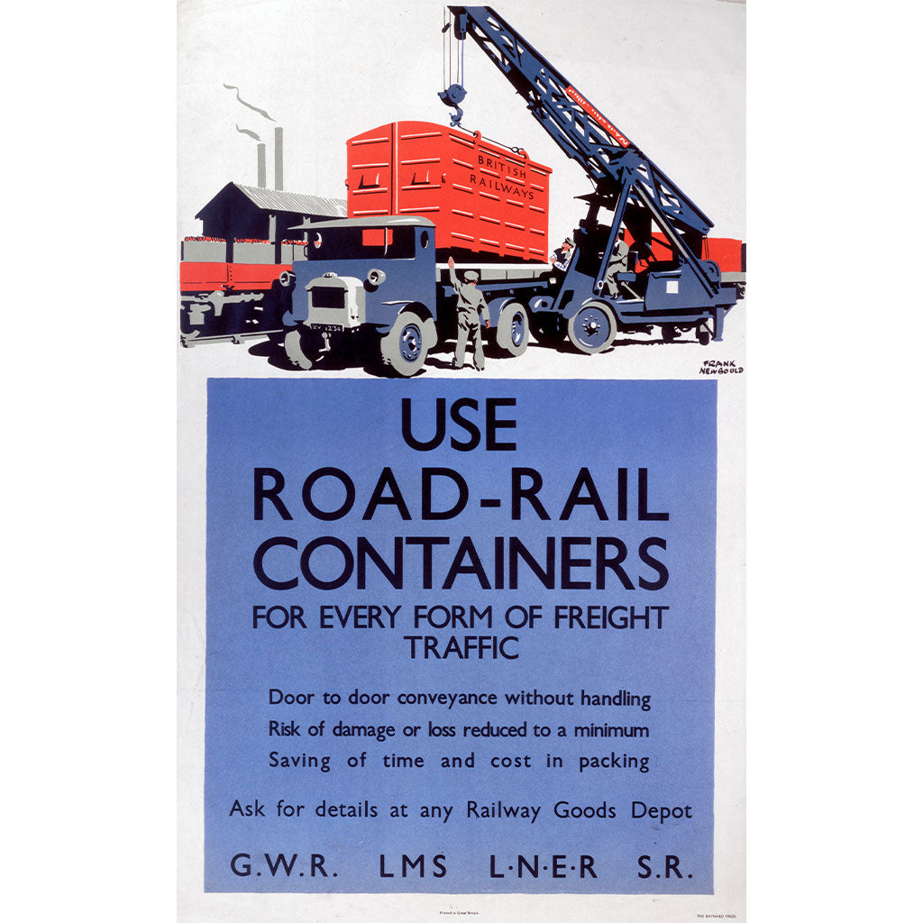 10170832: Use Road-Rail Containers For Every Form Of Freight Traffic, GWR, LMS, LNER, SR