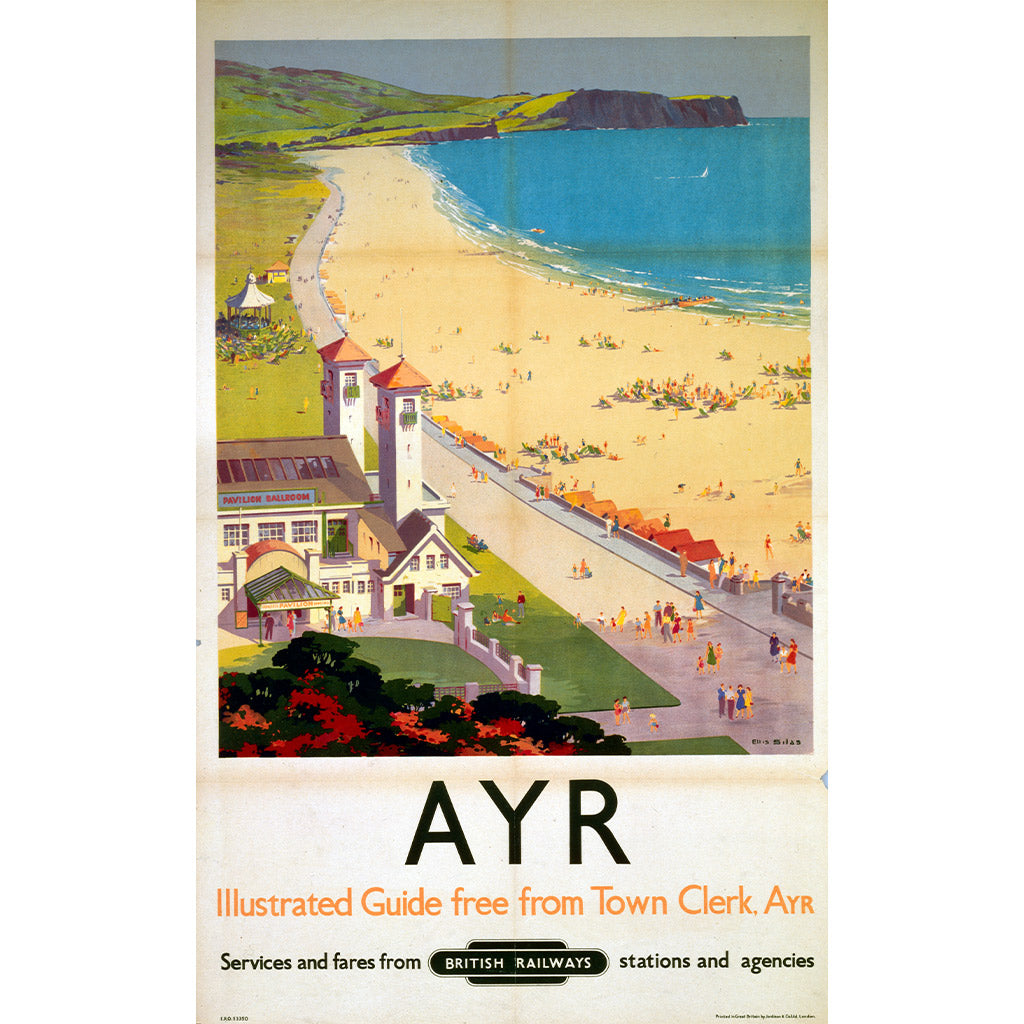 10171597: Ayr, Illustraded Guide free from Town Clerk Ayr, British Railways