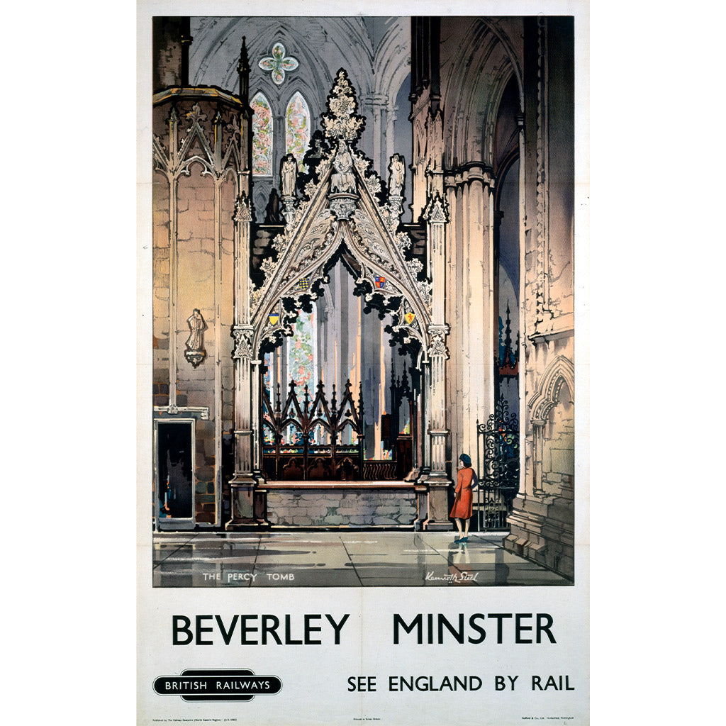 10171784: Beverley Minster, See England By Rail, British Railways