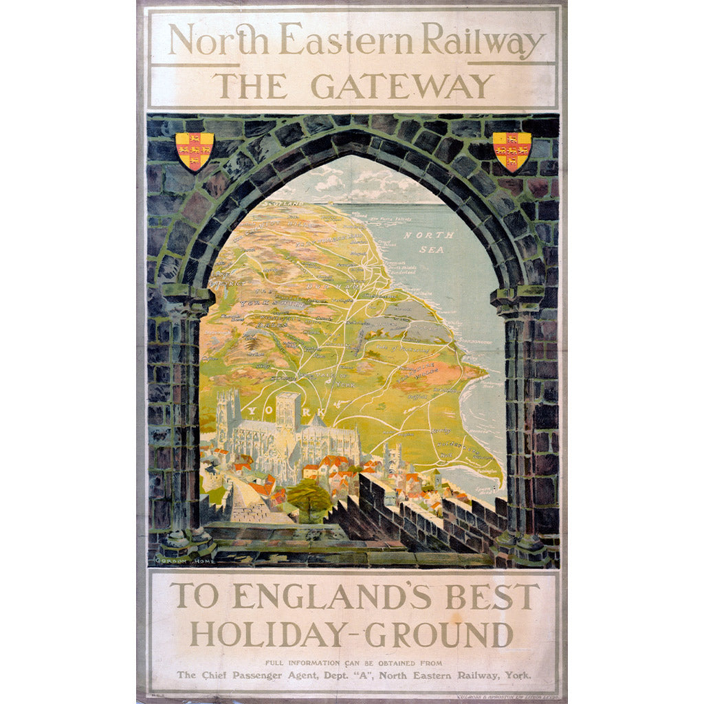 10172548: North Eastern Railway, The Gateway To England's Best Holiday-Ground