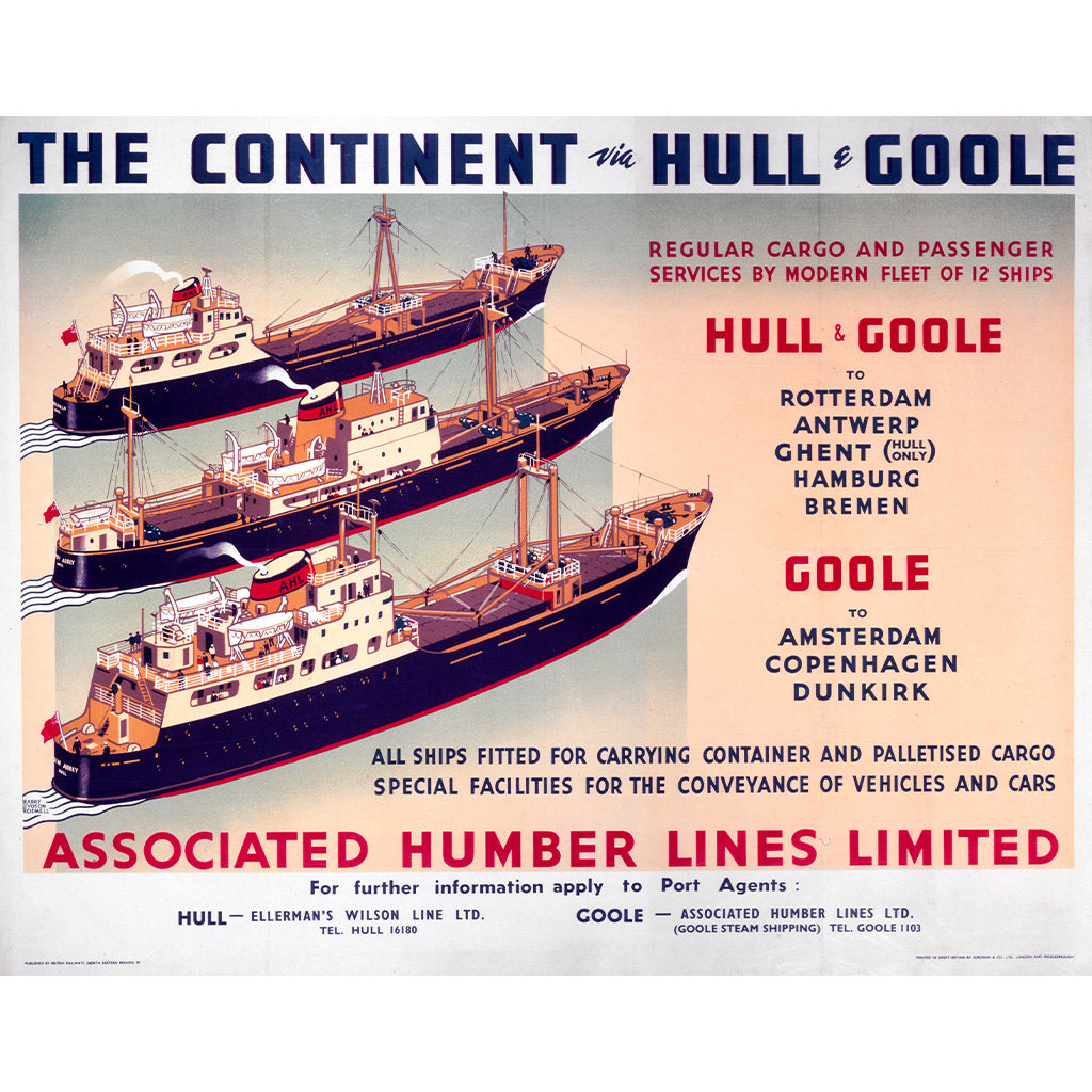 10172610: The Continent via Hull and Goole