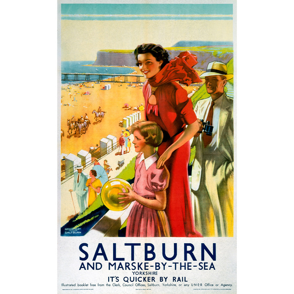 10172676: Saltburn and Marske-By-The-Sea, It's Quicker By Rail