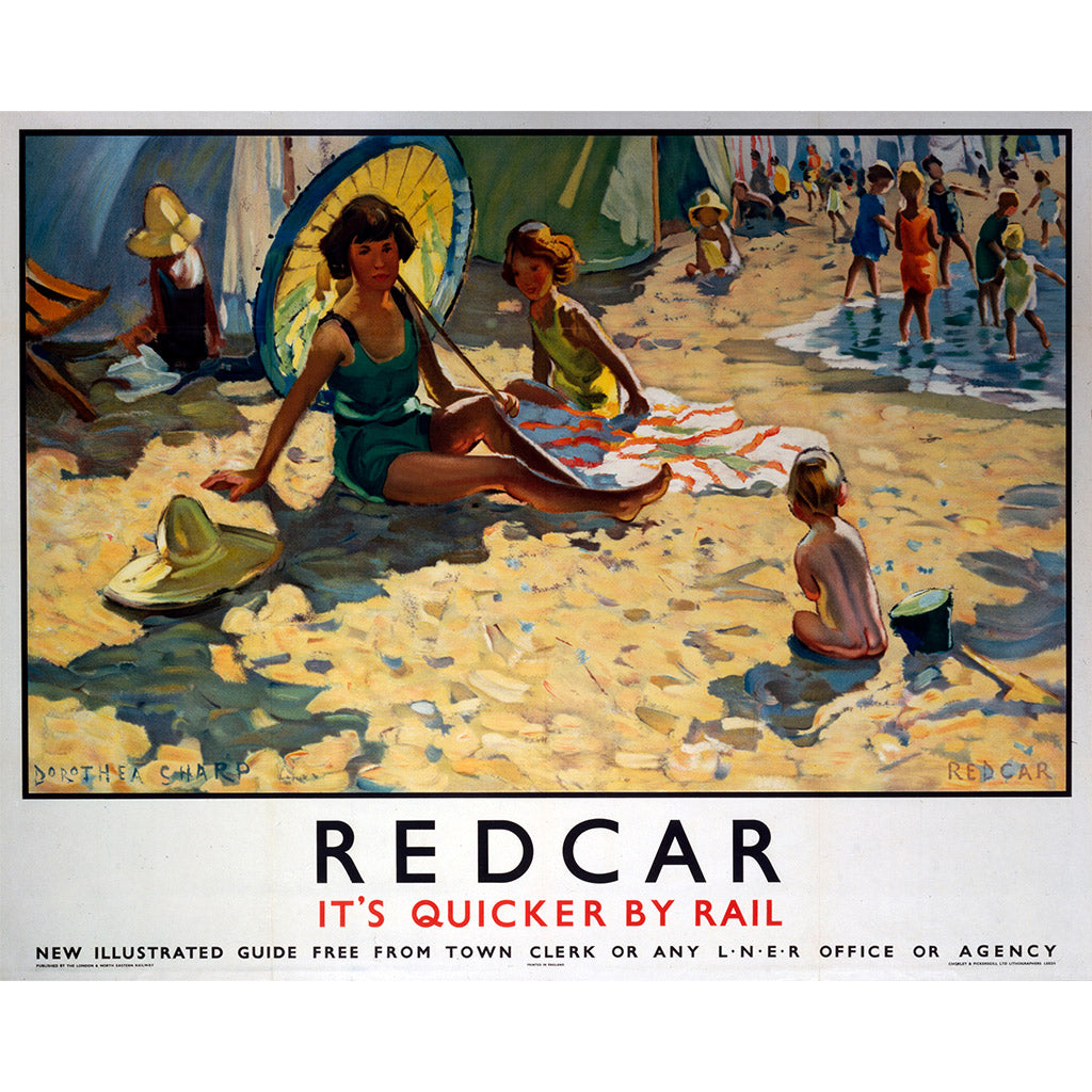10172991: Redcar, It's Quicker By Rail