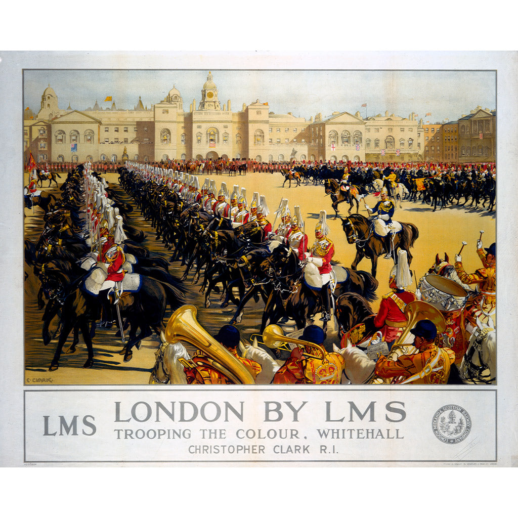 10173224: London By LMS, Trooping The Colour, Whitehall