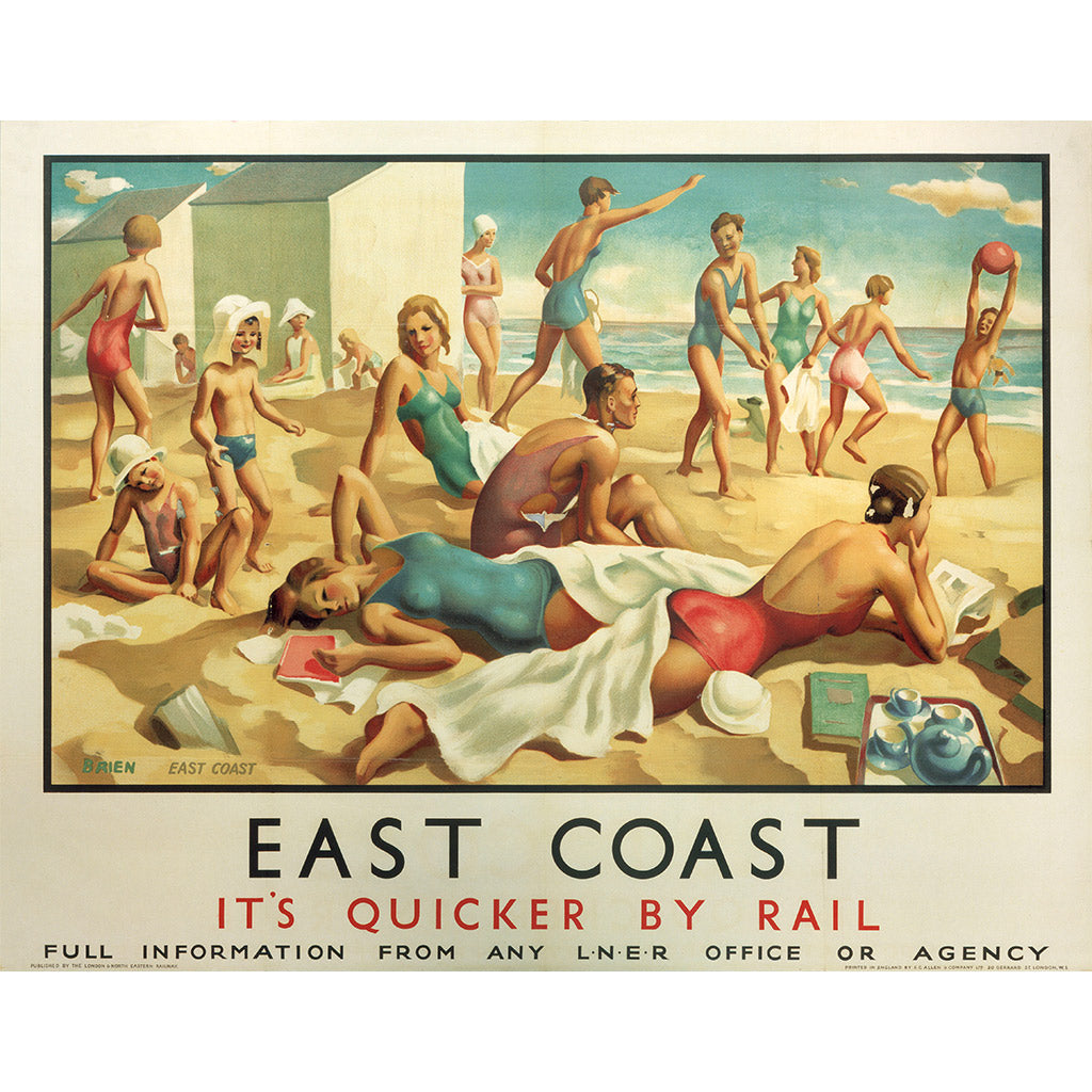 10173592: East Coast, It's Quicker By Rail