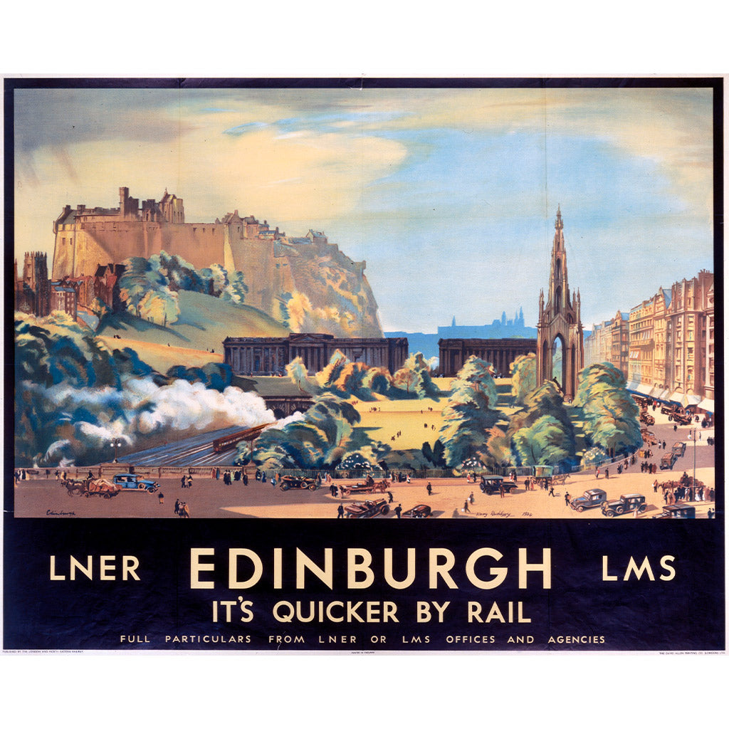 10173699: Edinburgh, It's Quicker By Rail
