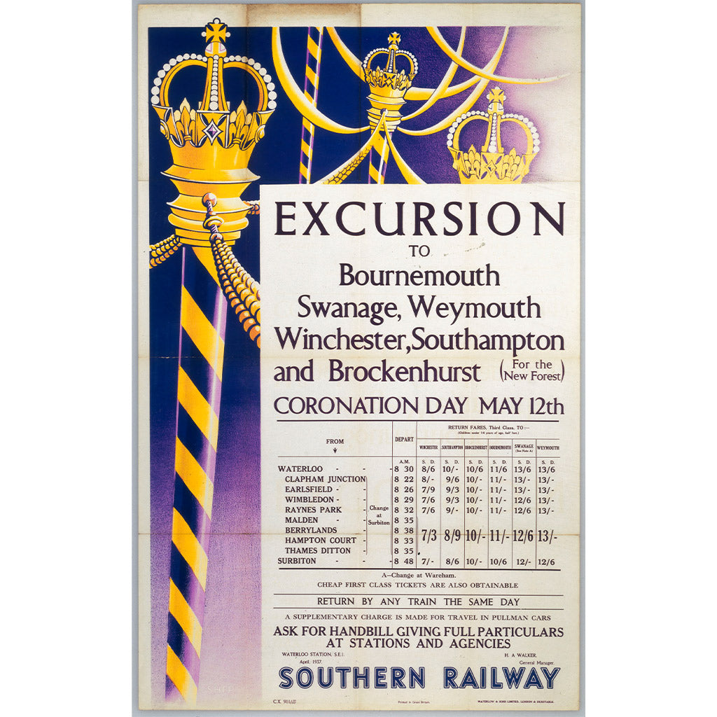 10174950: Excursion to Bournemouth - Swanage - Weymouth