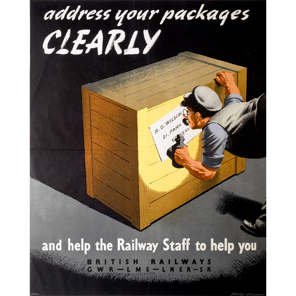 10175002: Address Your Packages Clearly, British Railways