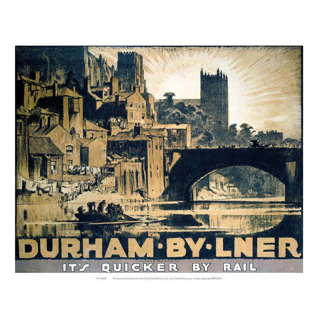 10175884: Durham By LNER, It's Quicker By Rail