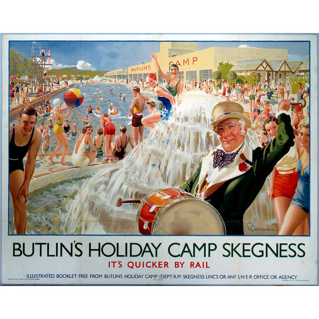 10175946: Butlin's Holiday Camp Skegness, It's Quicker By Rail