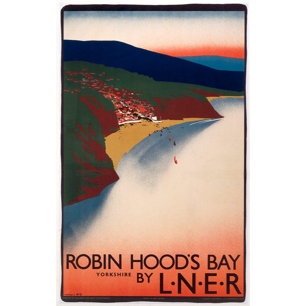 10175992: Robin Hood's Bay, Yorkshire By LNER