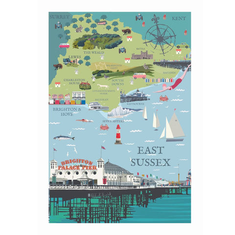 BOYNS180:East Sussex Map