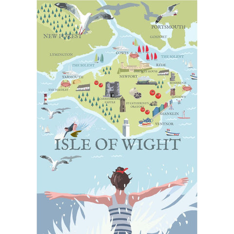 BOYNS184:Isle of Wight Map