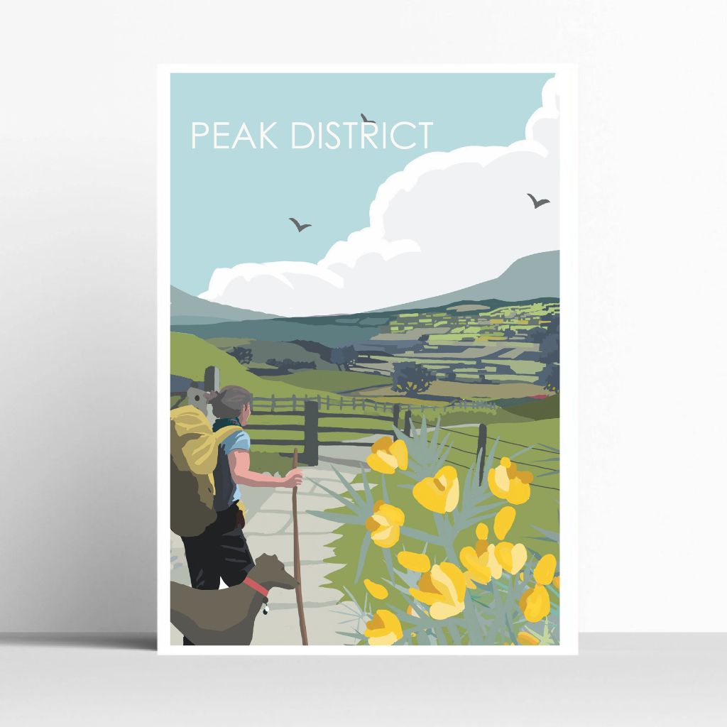 BOYNS065:Peak District walker