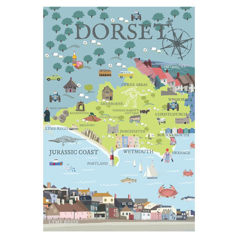 BOYNS109:Dorset map