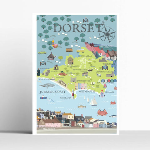 BOYNS109:Dorset map