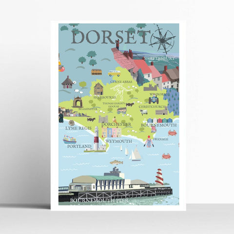 BOYNS108:Dorset map