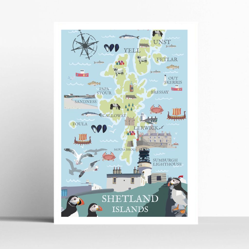 BOYNS123:Shetland map