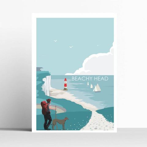 BOYNS056:Beachy Head walker