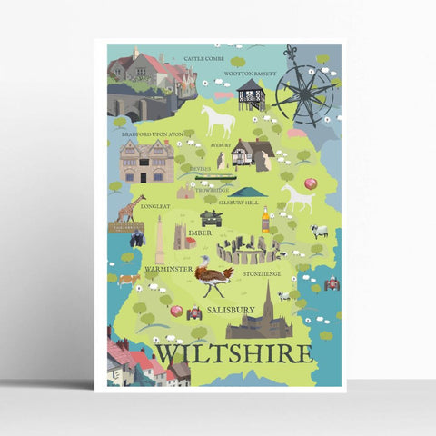 BOYNS128:Wiltshire map