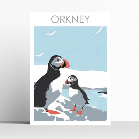 BOYNS003 : Orkney Puffins