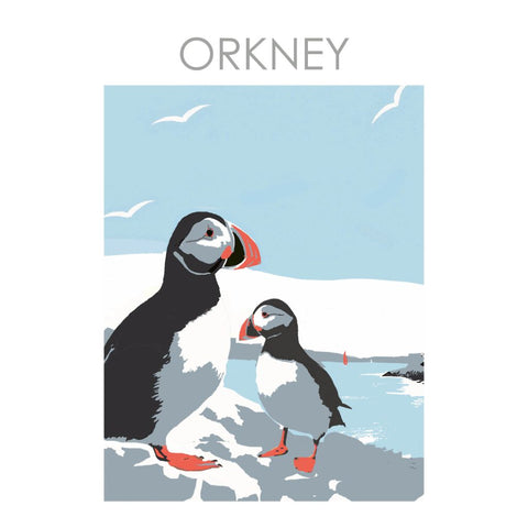 BOYNS003 : Orkney Puffins