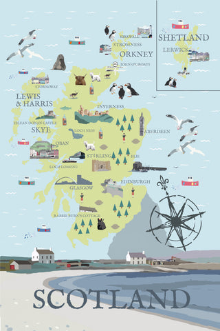 BOYNS121:Scotland map