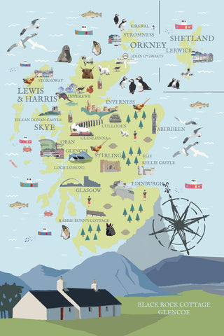 BOYNS122:Scotland map